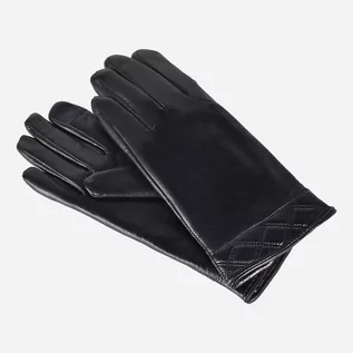 Rękawiczki - Rękawiczki damskie skórzane Semi Line P8209 M Czarne (5903563820922) - grafika 1