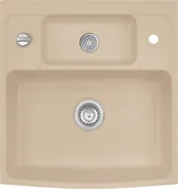 Zlewozmywaki - SystemCeram CENTRA 60 SAND 26 (50930226) - miniaturka - grafika 1