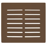 Kratki wentylacyjne - Kratka 140 x 140 mm brązowa - miniaturka - grafika 1