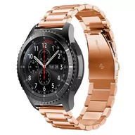 Akcesoria do smartwatchy - Cadorabo Stal Nierdzewna Bransoleta (Pasek) 20Mm Kompatybilny Z Samsung Galaxy Watch 42Mm / S2 Classic W Różowe Złoto - Bransoleta Zamienna (Pasek) .. - miniaturka - grafika 1