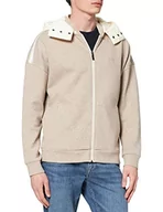 Bluzy męskie - BOSS Męska bluza Soowyn, Open Brown240, XXL - miniaturka - grafika 1