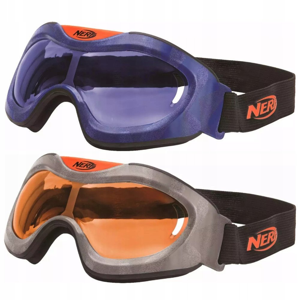 2 x OKULARY OCHRONNE NERF GOGLE TAKTYCZNE REGULOWANE ZESTAW DLA DWÓCH 2-PAK