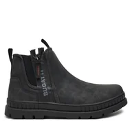 Buty zimowe męskie - Kozaki Bugatti 321AGB565900 Czarny - miniaturka - grafika 1
