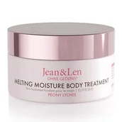 Balsamy i kremy do ciała - Jean & Len Melting Moisture Body Treatment Peony & Lychee, dla pachnących rezultatów pielęgnacji, do skóry normalnej, wysokiej jakości tygiel, pielęgnujące masło do ciała, bez parabenów i silikonów, - miniaturka - grafika 1