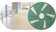 Akcesoria do urządzeń czyszczących - Pad Diamentowy FloorZilla zielony 33 cm - miniaturka - grafika 1