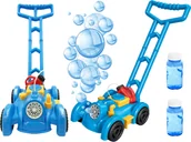 Bańki mydlane - KOSIARKA NA BAŃKI MYDLANE + płyn Maszyna DO BANIEK PCHACZ GENERATOR - miniaturka - grafika 1