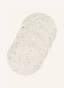 Broste Copenhagen Talerze Deserowe Nordic Vanilla, 4 Szt. beige - Talerze - miniaturka - grafika 1