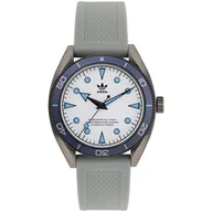 Zegarki męskie - Szary zegarek adidas Originals Fashion Edition Two AOFH22003 - miniaturka - grafika 1