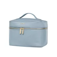 Kosmetyczki, organizery i kuferki - Kosmetyczka PUCCINI FASHION COLLECTION QML002 7B Niebieska - miniaturka - grafika 1