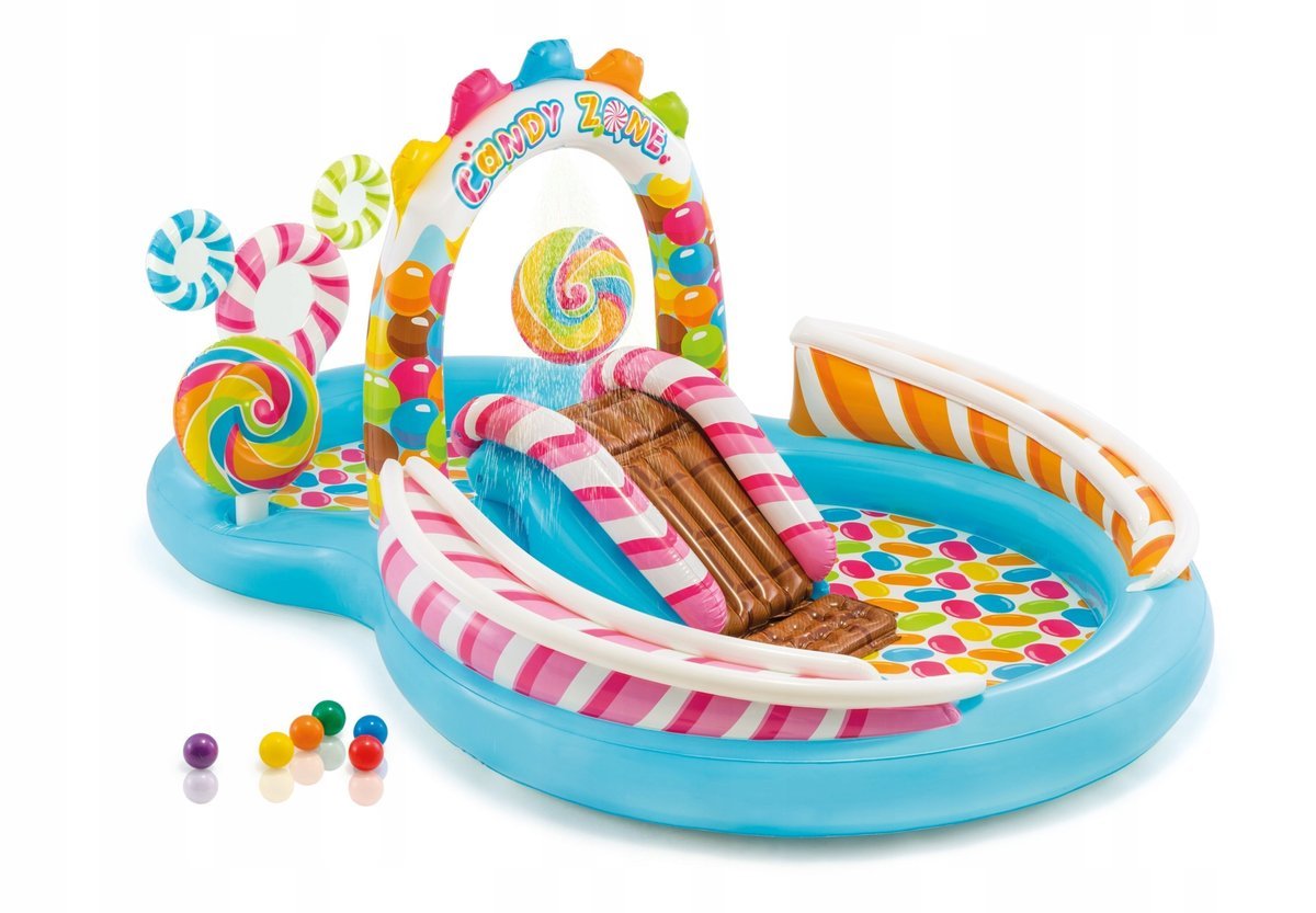 Intex Dmuchany plac zabaw Cukierek 295x191cm (57149)