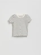 Bluzki dla niemowląt - Reserved - Krótki prążkowany t-shirt - wielobarwny - miniaturka - grafika 1