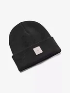 Czapki i chusty sportowe damskie - Damska czapka Under Armour  Halftime Cuff-BLK - miniaturka - grafika 1