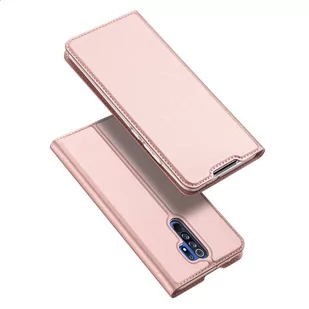 Dux Ducis Skin Pro kabura etui pokrowiec z klapką Xiaomi Redmi 9 różowy - Etui i futerały do telefonów - miniaturka - grafika 1