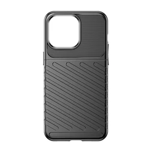 Pancerne etui iPhone 15 Pro Max Thunder Case - czarne - Etui i futerały do telefonów - miniaturka - grafika 2