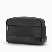 Kosmetyczki, organizery i kuferki - Kosmetyczka Męska Podróżna Duża Pojemna Nylon PUCCINI Czarna QML005-1 - miniaturka - grafika 1