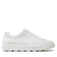 Półbuty męskie - Sneakersy Geox U Spherica Ecub-1 U45GPC 00085 C1000 White - miniaturka - grafika 1