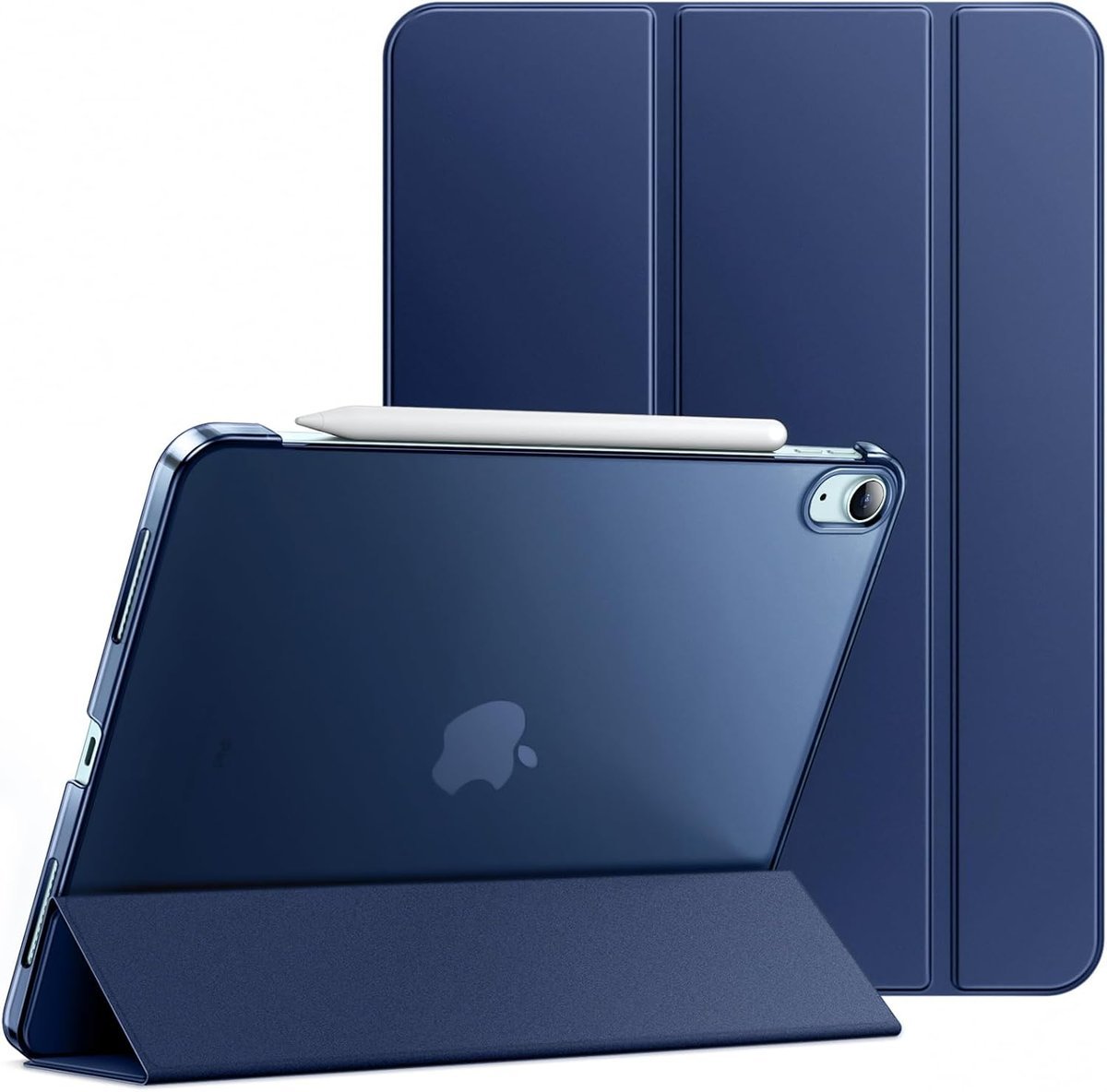 JETech Etui dla iPad Air 11 Cala M4/M3/M2 (2026/2025/2024), iPad Air 5./4. (2022/2020 Model, 10,9 Cala), Smukła Stojak Twardy tył Pokrowiec z Funkcj..