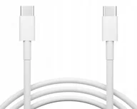 Kable USB - MOCNY SZYBKI KABEL USB 2x TYP-C / TYP-C 80W 1M USB 3.0 PD BIAŁY obustronnie obustronny - miniaturka - grafika 1