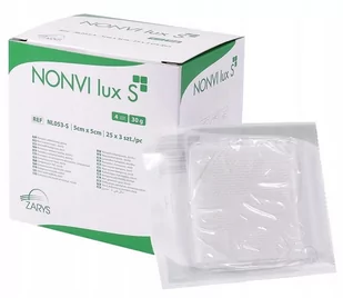 Zarys - Kompres Nonvi Lux S BOX 5x5cm, 25x3szt. - Leki przeciwbólowe - miniaturka - grafika 1