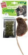 Zabawki dla kotów - Refillable Catnip zabawka dla kota z kocimiętką mysz - miniaturka - grafika 1