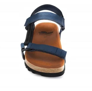 Obuwie HEAVEN AD MED MF230091007 roz. 46 kolor niebieski - Sandały męskie - miniaturka - grafika 1