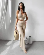 Komplety damskie - Komplet damski OLAVOGA MOSS 2024 beż M - Fashionplace - miniaturka - grafika 1