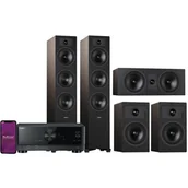 Zestawy stereo - Zestaw stereo YAMAHA RX-V4A Czarny + INDIANA LINE Tesi 6 + INDIANA LINE Tesi 7 + INDIANA LINE Tesi 2 czarny - miniaturka - grafika 1