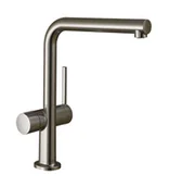 Baterie kuchenne - Hansgrohe M54 - Bateria zlewozmywakowa Talis 270, z zaworem odcinającym do urządzenia, stal szlachetna optyczna 72827800 - miniaturka - grafika 1