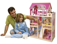 Domki dla lalek - Drewniany Domek dla Lalek Rezydencja,4 laki 243005 - miniaturka - grafika 1