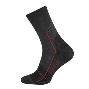 Skarpety z wełną merino Fjord Nansen Axter Kevlar black/oaky - 35-38 - Skarpetki męskie - miniaturka - grafika 1