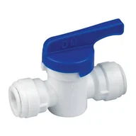 Zawory i kraniki - AHUC0404 - Zawór kulowy PVC 2 x1/4" pod przewód - miniaturka - grafika 1