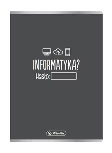 Herlitz Zeszyt A5/60k kratka Her Informatyka Fol A 5 - Zeszyty szkolne - miniaturka - grafika 1