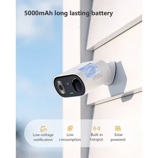 IMOU Cell Go 3MP Security Wireless Camera, 5000mAh Battery, Night Vision, Human Detection, 2-Way Audio, Voice Changer - Systemy inteligentnych domów - miniaturka - grafika 5