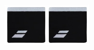 Frotka Babolat  Logo Wristband Black/White - Tenis ziemny - miniaturka - grafika 1