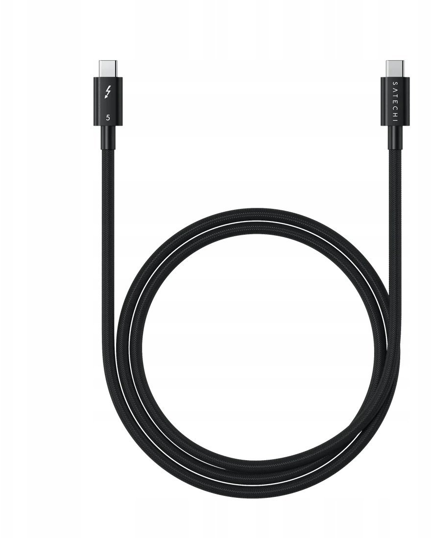 Satechi - kabel thunderbolt 5 USB-C - USB-C 1m black ST-YTB5100K