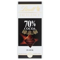 Czekolada - Lindt Excellence 70 % Cocoa Czekolada gorzka 100 g - miniaturka - grafika 1