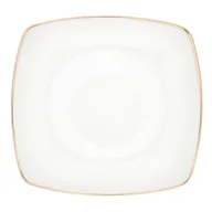 Talerze - Altom MARIAPAULA MODERNA KWADRATOWA GOLD TALERZ PŁYTKI 25CM 5907508131500 - miniaturka - grafika 1