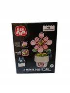 Klocki - Elefun Fantasy Collection Kwiatek w doniczce różowy Klocki 94el. - miniaturka - grafika 1