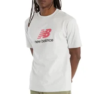 Koszulki męskie - Koszulka męska New Balance MT51500AHH - szara - miniaturka - grafika 1