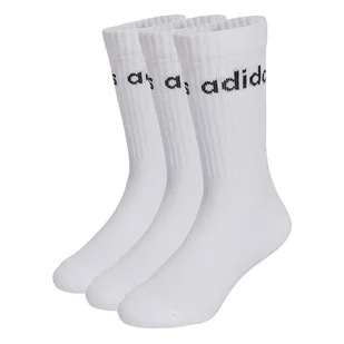 adidas Unisex Kids Linear Kids Crew Skarpety 3 szt. (1 szt.) - Skarpetki damskie - miniaturka - grafika 1