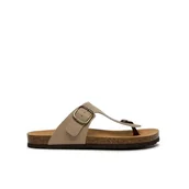 Klapki i japonki damskie - Scholl Jackie japonki damskie, Beżowy, 39 EU - miniaturka - grafika 1