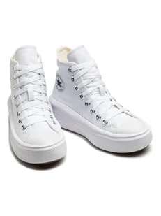 Converse Sneakersy "Chuck Taylor Move" w kolorze białym - Trampki damskie - miniaturka - grafika 1