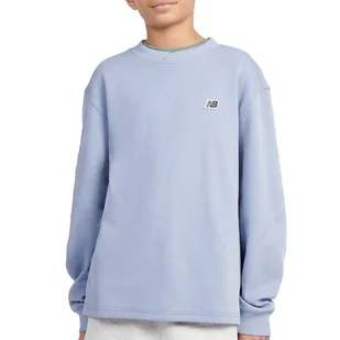Bluza dziecięca New Balance LAKB0193DUS - niebieska - Bluzy dla dziewczynek - miniaturka - grafika 1
