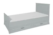 Łóżka dla dzieci i młodzieży - Łóżko 90x200 szare melody - miniaturka - grafika 1