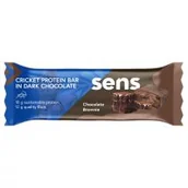 Batony proteinowe - Sens Baton proteinowy brownie z mąką ze świerszczy 60 g - miniaturka - grafika 1