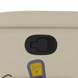 Podnoszony fotel masujący, rozkładany, kremowy, ekoskóra - Fotele Podnoszony fotel masujący, rozkładany, kremowy, ekoskóra - Fotele - miniaturka - grafika 10