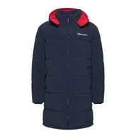 Kurtki i kamizelki sportowe męskie - Kurtka uniwersalna męska Champion Script Logo Back Padded Hooded - miniaturka - grafika 1