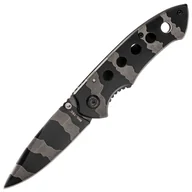 Noże - Nóż składany Mil-Tec One-Hand - Camo - miniaturka - grafika 1