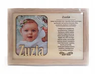 Ramki na zdjęcia - Ramka na zdjęcie ZUZIA urodziny prezent GADŻET - miniaturka - grafika 1
