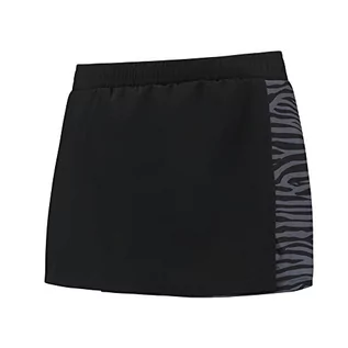 Spódnice - Dunlop Game Skirt, sportowa spódnica tenisowa, czarna, czarny, XS - grafika 1